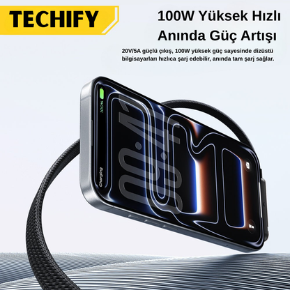 2in1 Type-C Hızlı Şarj Kablosu